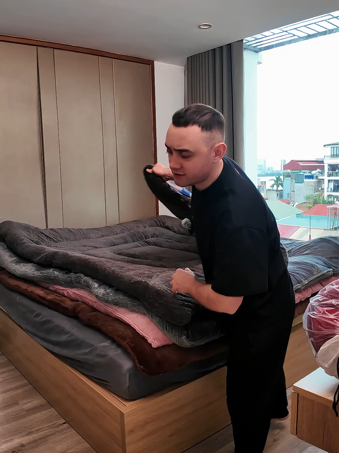 Chăn lông thỏ cho mùa đông năm nay, siêu nhiều màu luôn nha anh em #anhtayoi #M2Tbedding