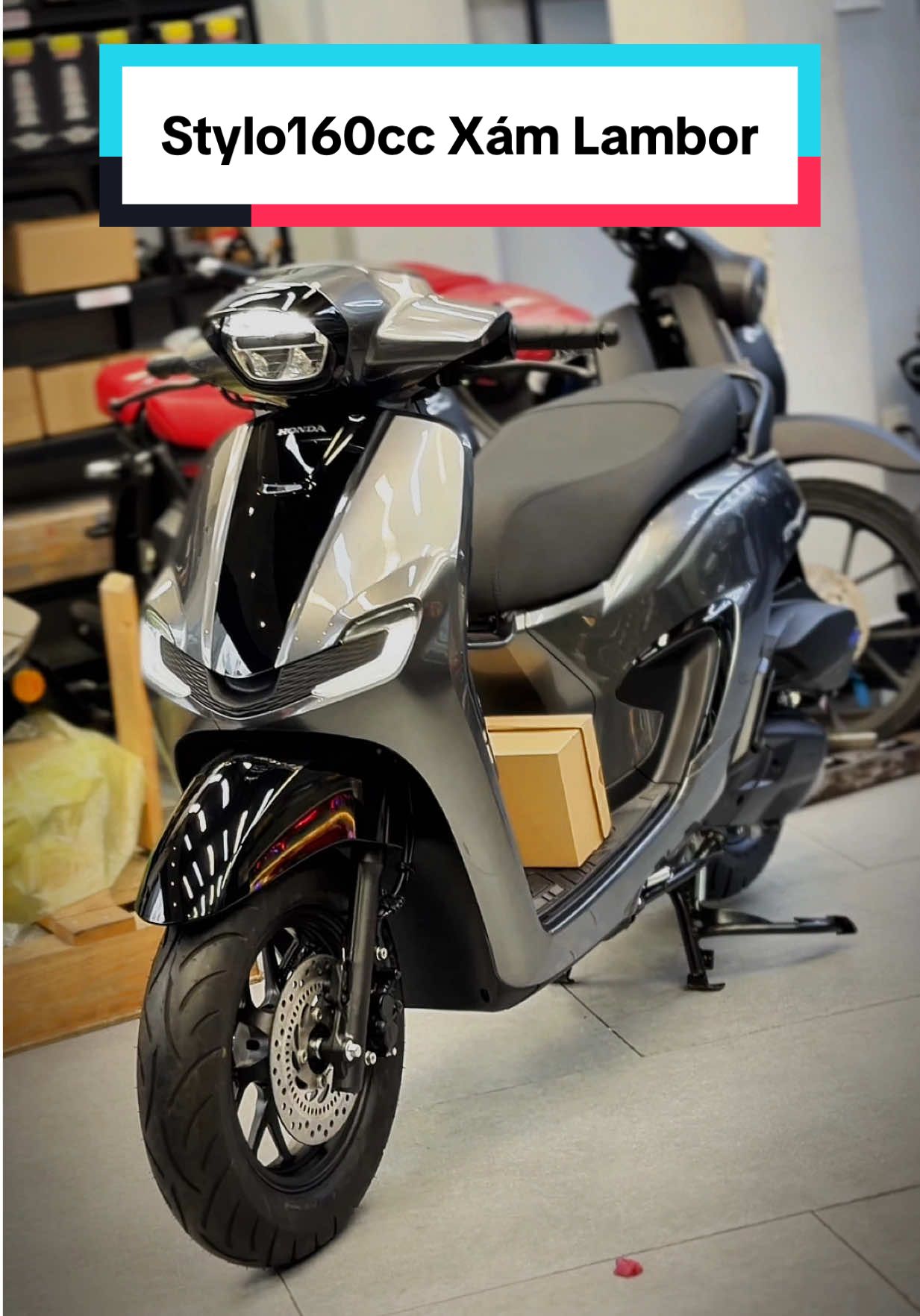 Stylo160cc Abs Xám Lambor ✈️ Q7 . Cám ơn em khách ủng hộ 🥰 090–118–5678 #TikTok #fyp #stylo #xuhuong #phuchaimexedep 