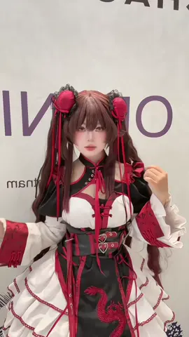 Cáii váy này lắc đẹppp vỡiiii#fyp #cosplay #hutao #hot 