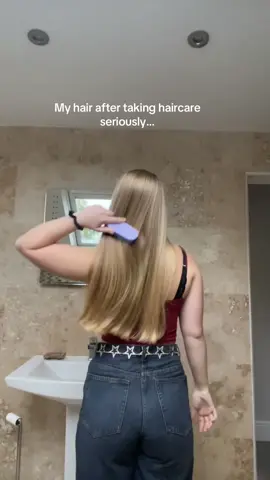 The moment it all needed to change 🫠#haircare #hairtok #naturalhair #hairhealth #hairgrowth #blonde #rootedrituals 