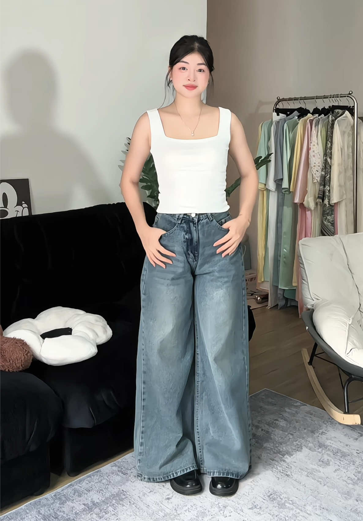 Quần jean đẹp đây rồi #embetocvang #nicool #xuhuong 