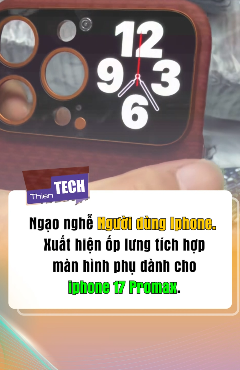 Vậy là iphone 17 promax đã có thể lên một tầm cao mới rồi 😆 #quangthientech #review #fyp #congnghe #iphone 