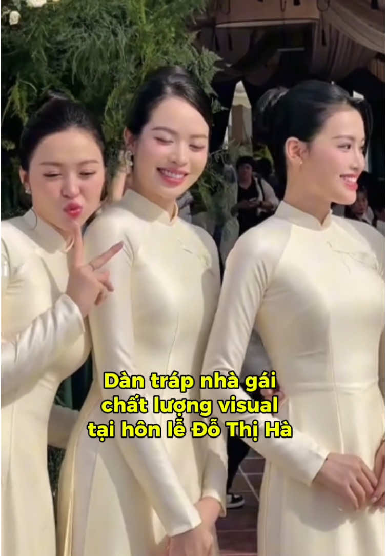 Tổng hợp visual “tuyệt phẩm” toàn  hoa á hậu dàn tráp nhà gái tại đám cưới Đỗ Hà, trùm cuối không ai sánh bằngggg  #CapCut #dothiha #damcuoi #hoahauvietnamdothiha #thoramelody #gamashow 