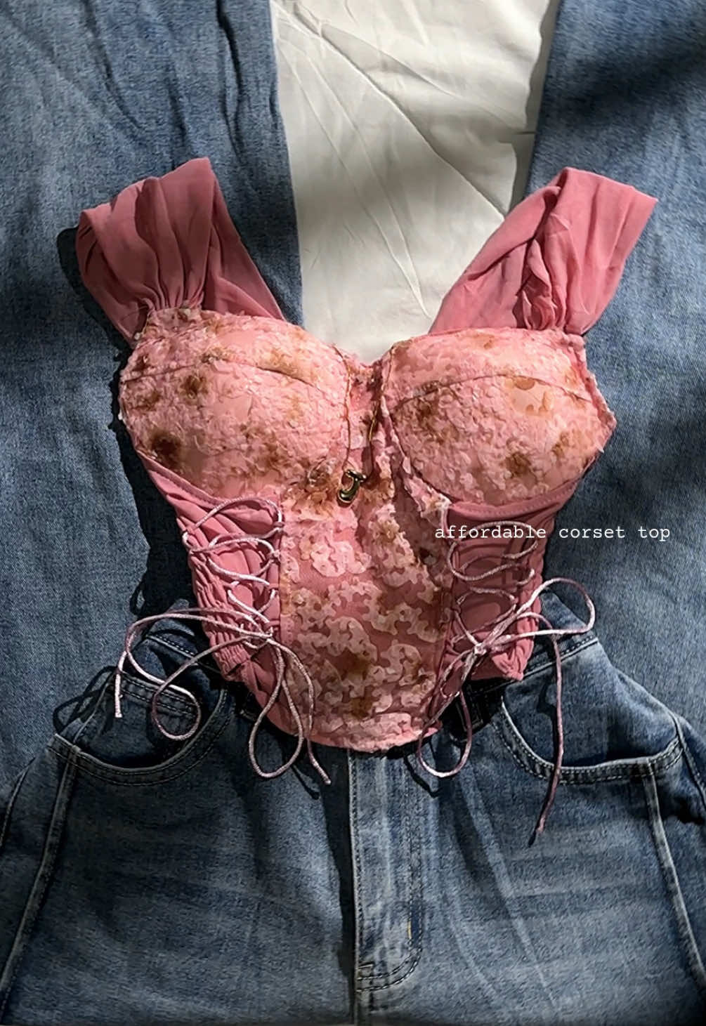 Snatch the look for less 💸✨ Our padded corset top gives you that sculpted silhouette—stylish, comfy, and totally affordable!” #pink #paddedtop #corsettop #pinktop #outfitideas 