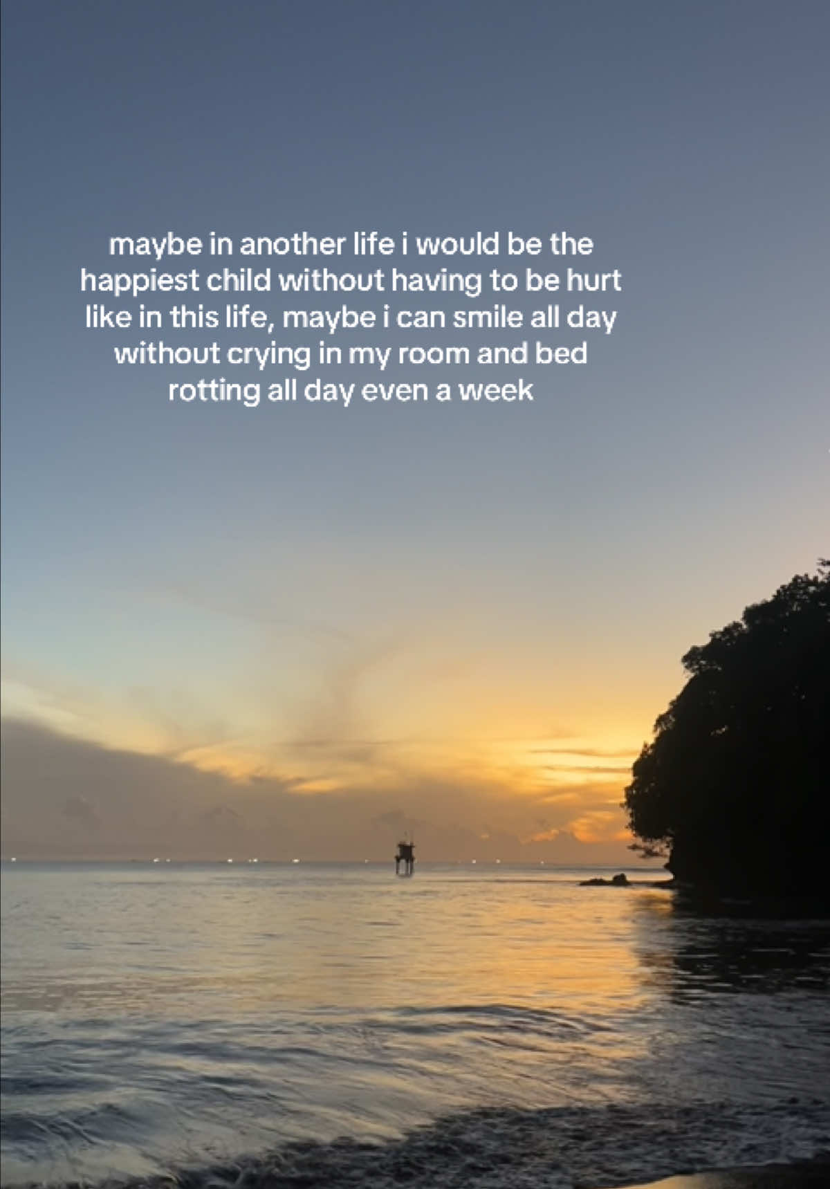 i hope in another life the version of me always happy