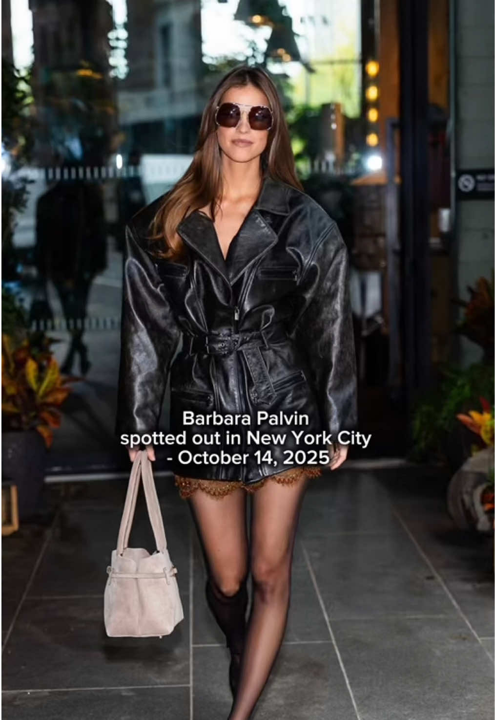 Barbara Palvin spotted out in New York City - October 14, 2025