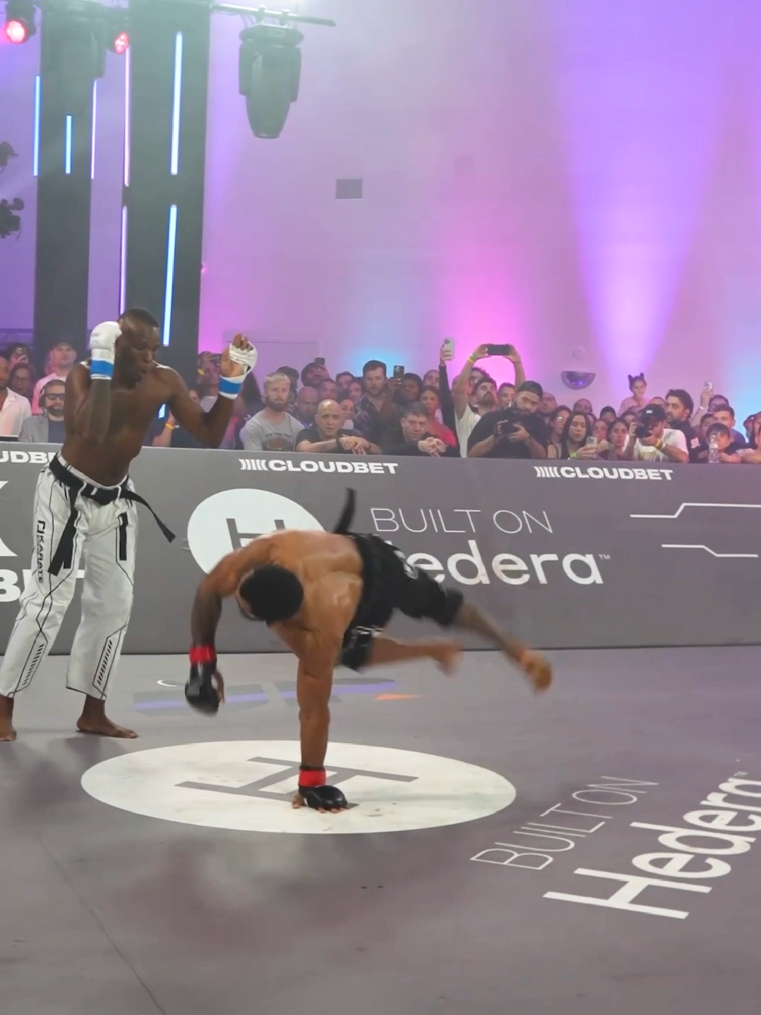 He dodges punches, delivers capoeira kicks, and he's built like a tank... Is Rafael Alves the most entertaining fighter in fight sports right now? #fight #mma #knockout #ko #karate #fighttok #capoeira