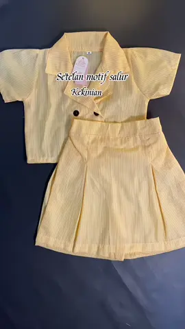 Menyala bunda🔥 kece warna kuningnya setelan anaknya mom #setelananak #bajumurah #bajuanak 