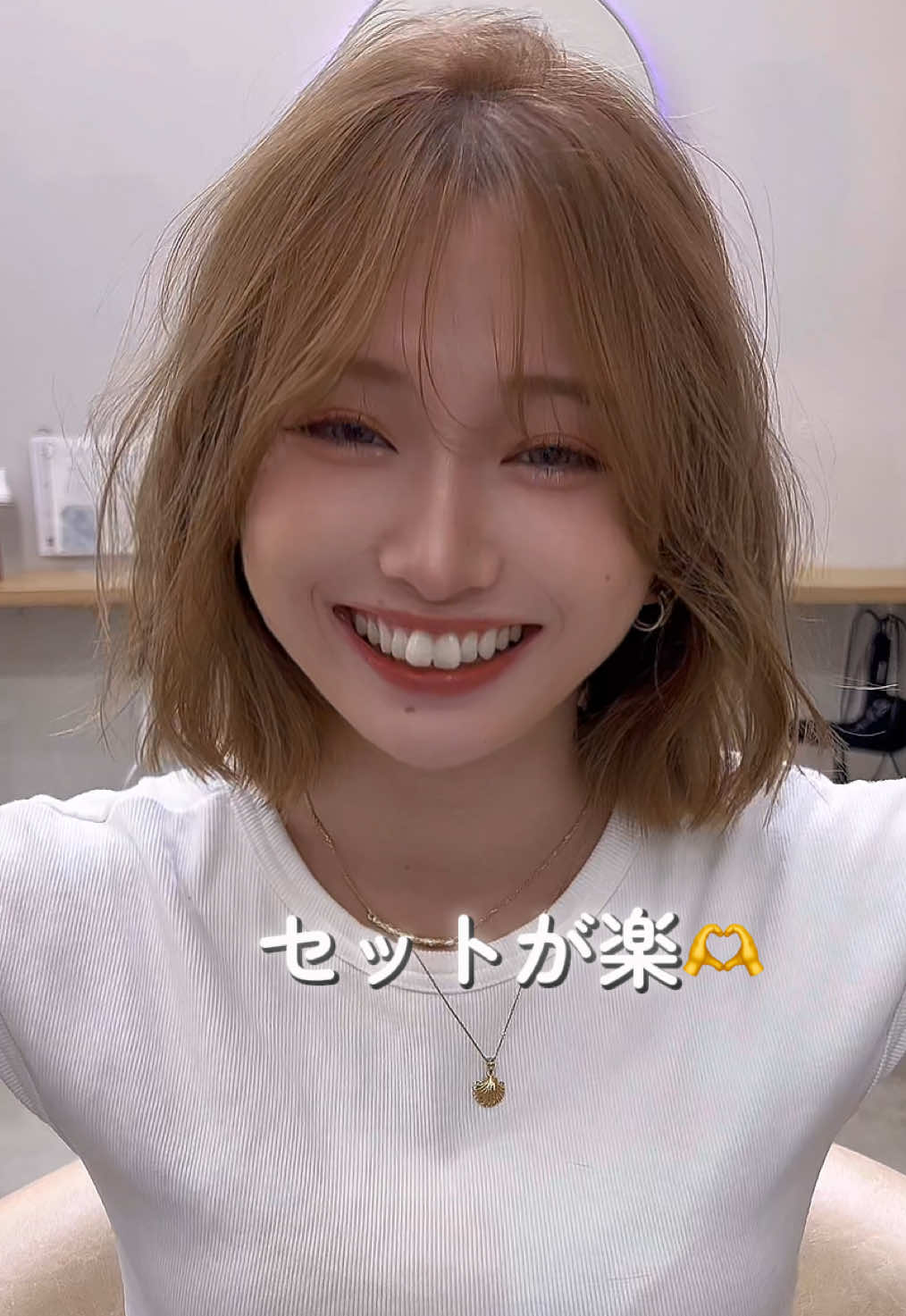 今年大バズりしたゆうなちゃんボブ🫶 大人可愛い雰囲気が溢れる 最強トレンドボブスタイルです😇🌈 表面を軽く巻くだけで垢抜け抜群です♪ その人に似合うレイヤーを入れてもらうとさらに可愛く簡単にセットできちゃいます！！ #池袋ボブ #レイヤーボブ #ふんわりボブ #軽めボブ #韓国ボブ 