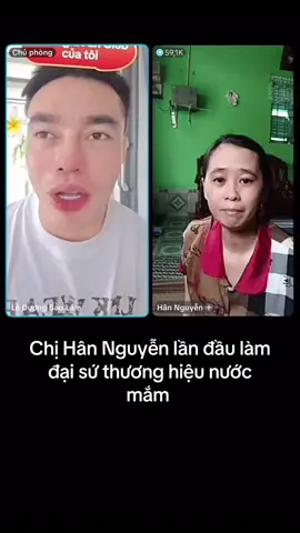 Lần đầu chị Hân Nguyễn nhập vai đại sứ thương hiệu nước mắm #hannguyen #leduongbaolam 
