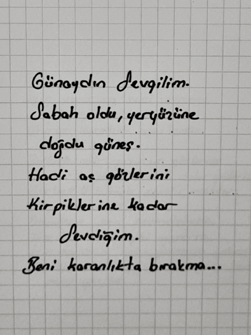 Günaydın sevgilim... #günaydın #ask #sihirlikalem 