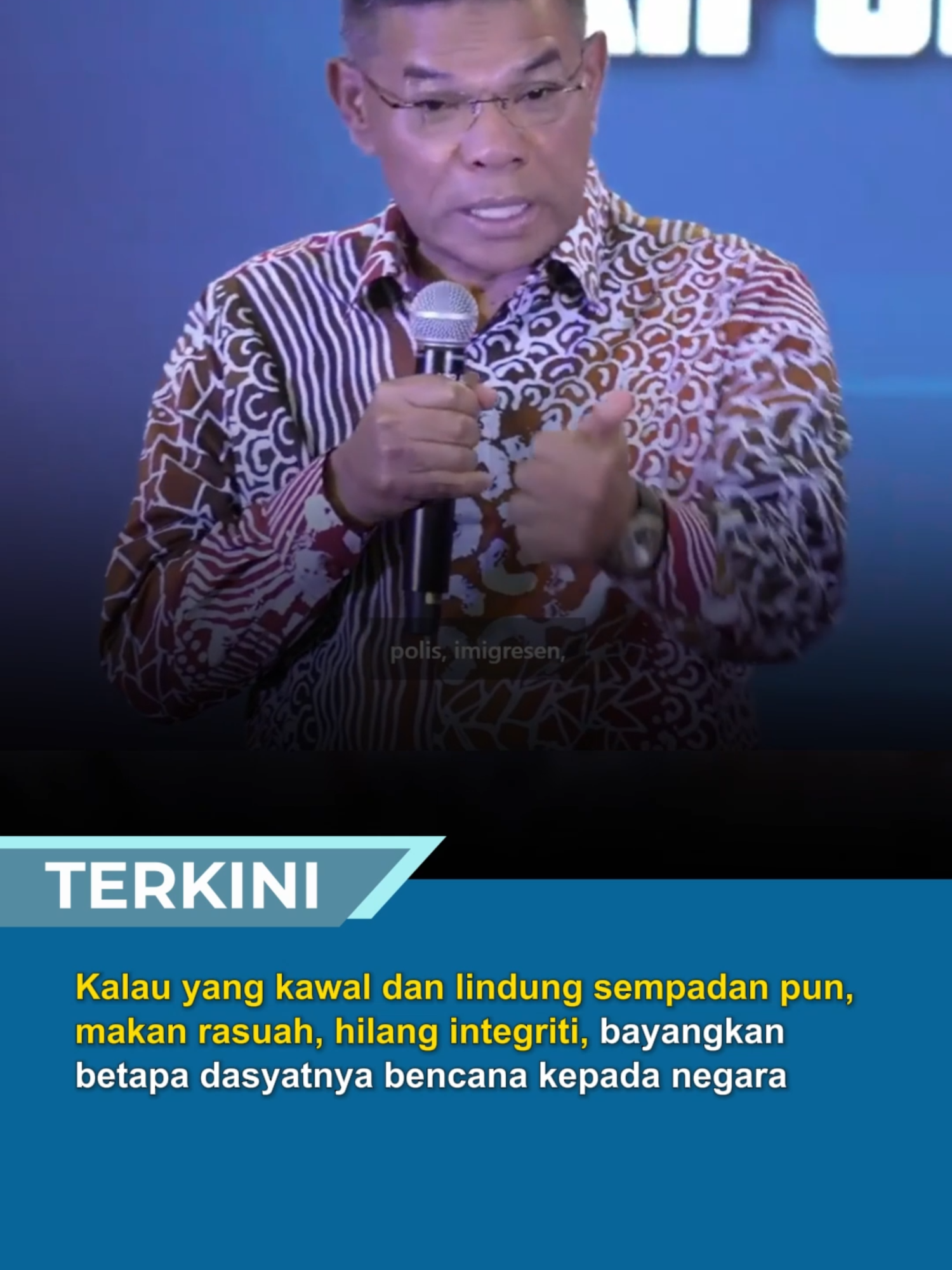 Kalau yang kawal dan lindung sempadan pun, makan rasuah, hilang integriti, bayangkan betapa dasyatnya bencana kepada negara #trendingnewsmalaysia #beritaditiktok #fyp #polis #pdrm
