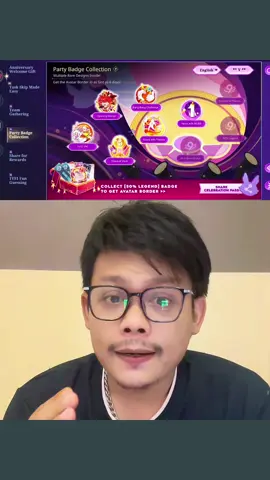 Party Badge Collection Event  #MLBB9TH 