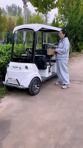 Live green, drive electric!践行绿色生活，从电动驾驶开始！#ElectricFourWheeler#GolfCart#SeniorMobility#ElectricMobility#MadeInChina
