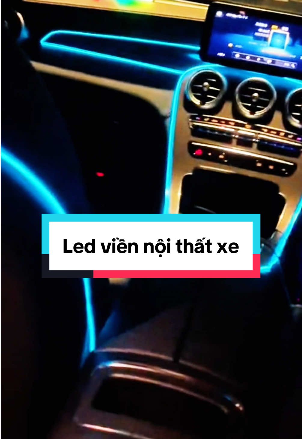 Dải Đèn Neon Viền Trang Trí Nội Thất Xe Ô Tô
