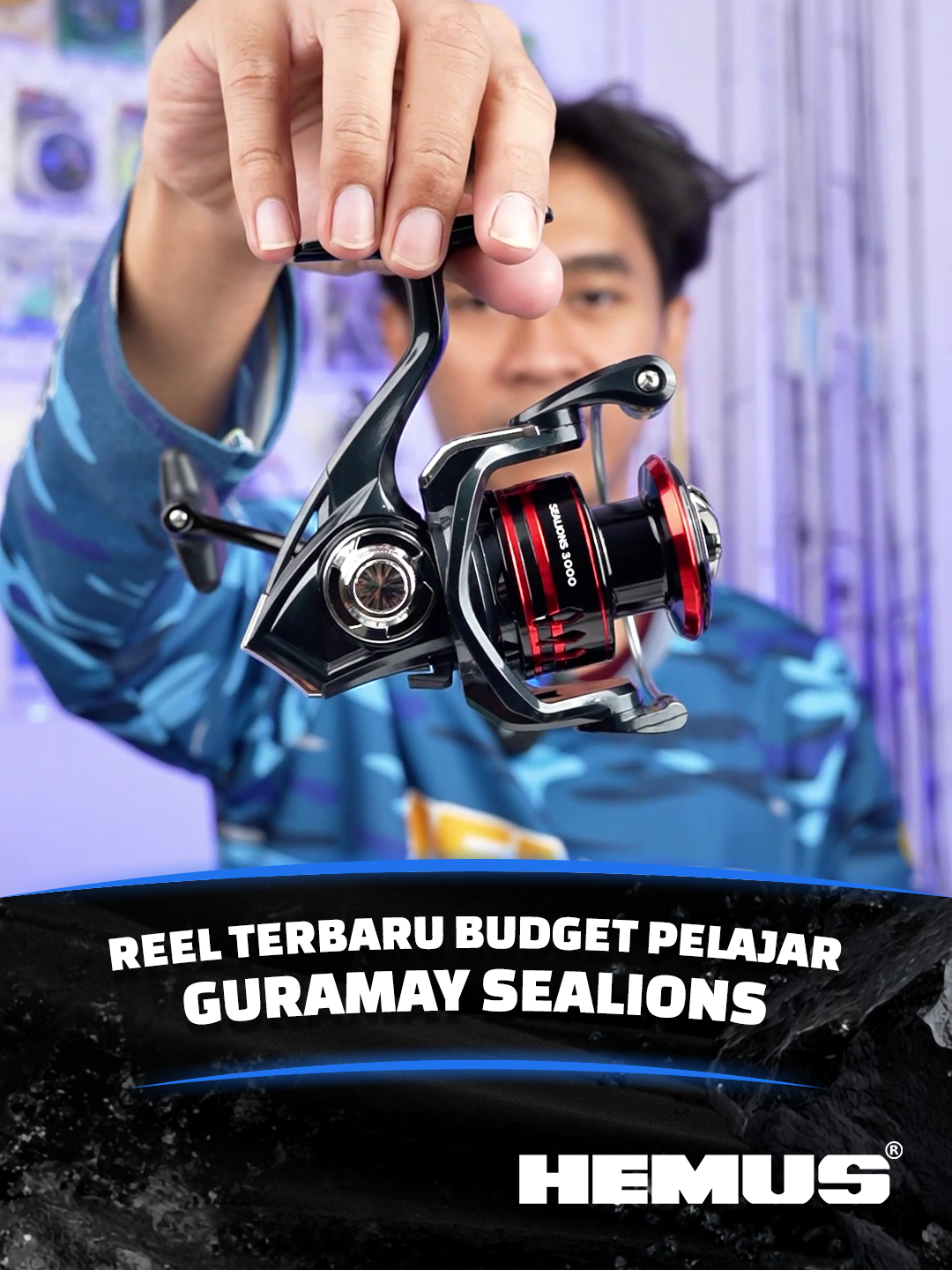 Reel terbaru budget pelajar dari Guramay Sealions. Material  premium dan presisi, performa smooth, dan udah SW #hemus #hemustackle