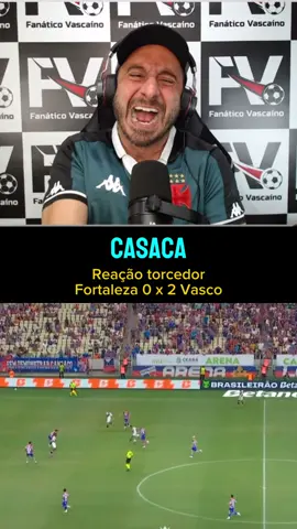 Reação torcedor! Fortaleza 0 x 2 Vasco ! #vasco #vascodagama #casaca #react #brasileirao 