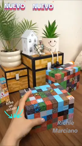 Construye tus mejores creaciones con estos bloques magnéticos de  Minecraft 🧱🧱🛸🛸 . . . .#tiktokshop #Minecraft #minecraftbuilding 