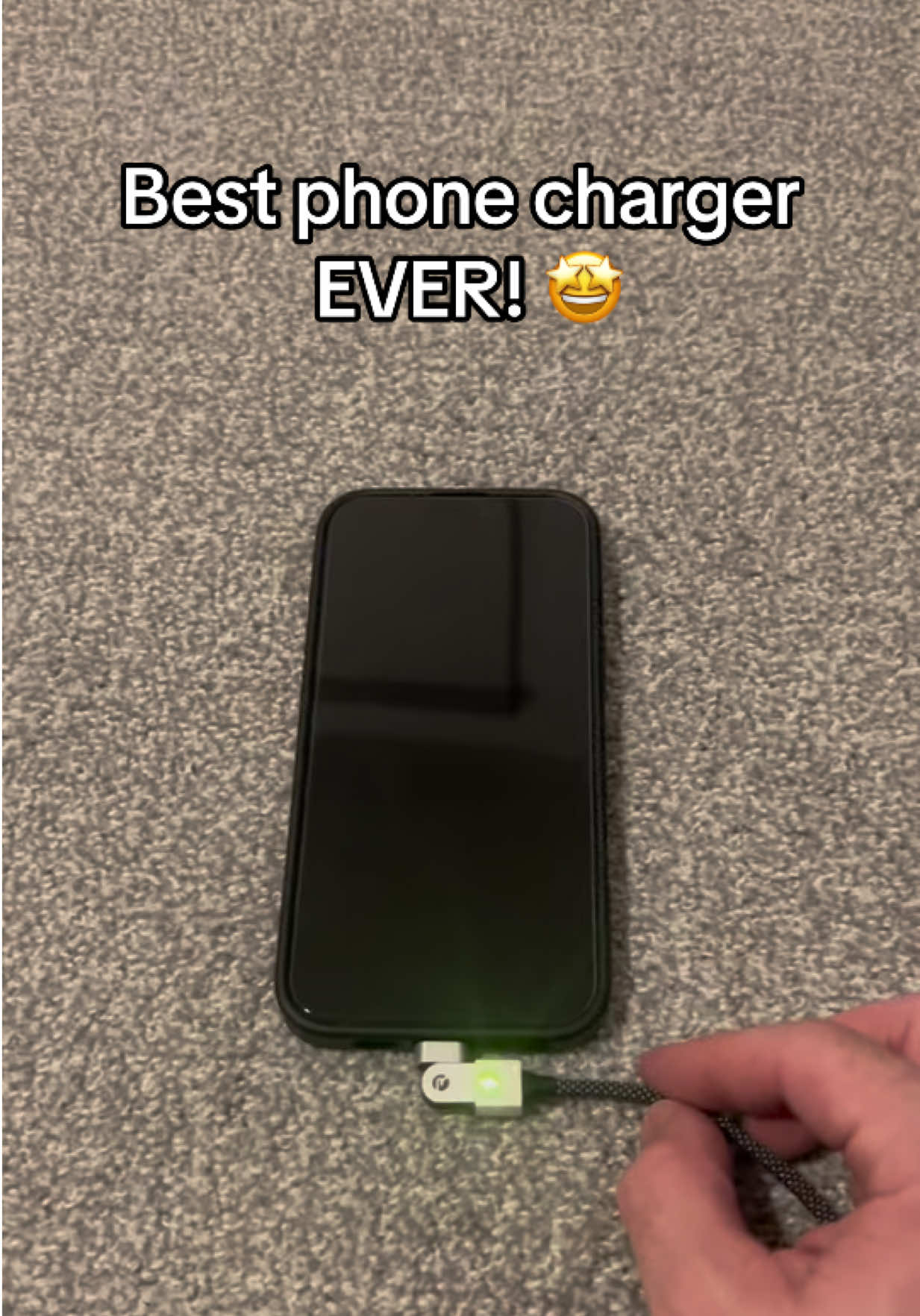 The last phone charger I’ll ever have to buy! 😊 #technology #phonecharger #innovation #iphone #fyp 