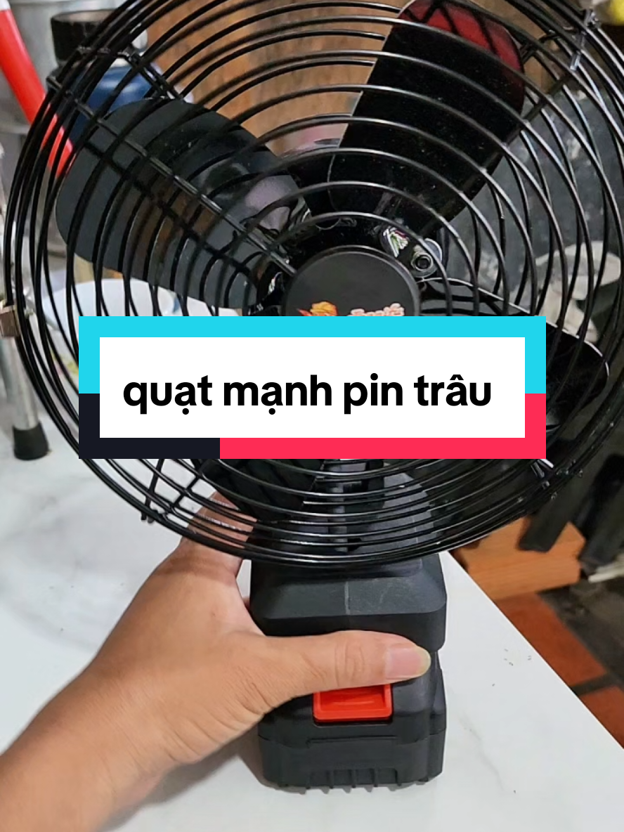 QUẠT TÍCH ĐIỆN LOẠI NHỎ THIẾT KẾ CỨNG CÁP  PIN TRÂU #quattichdien #mientay #Linhchithichgibando 