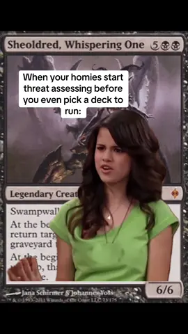 Lowwwwe effort but sooooo true, I’m so happy y’all think my decks are scary enough for all of us. 😹🖤 @Sharkln @Luke @Riley Hackbarth @BlazeNightash @rolf707070  And ofc friggen @AsianCajun with the double mana dork nuke 😹😹🖤🖤 #meme #funny #mtg #magicthegathering #haters 