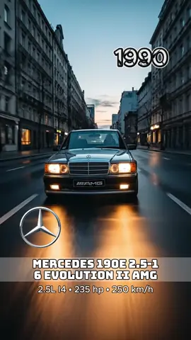 Mercedes AMG evolution (1990-2023) #evolution #mercedes 