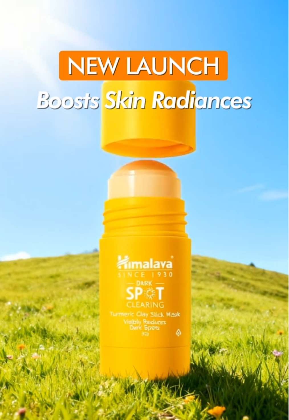 GESS ADA YANG BARU!! Biar kamu makin sat-set atasi dark spot, kenalin nih Himalaya Dark Spot Turmeric Stick Mask 🤩💛 #himalayawellness 