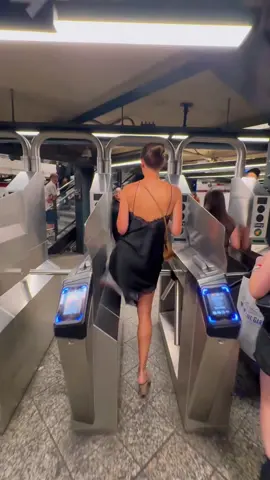 Fare Evasion on the New York City subway #nyc #funny #fypage #newyork #funnyvideos 