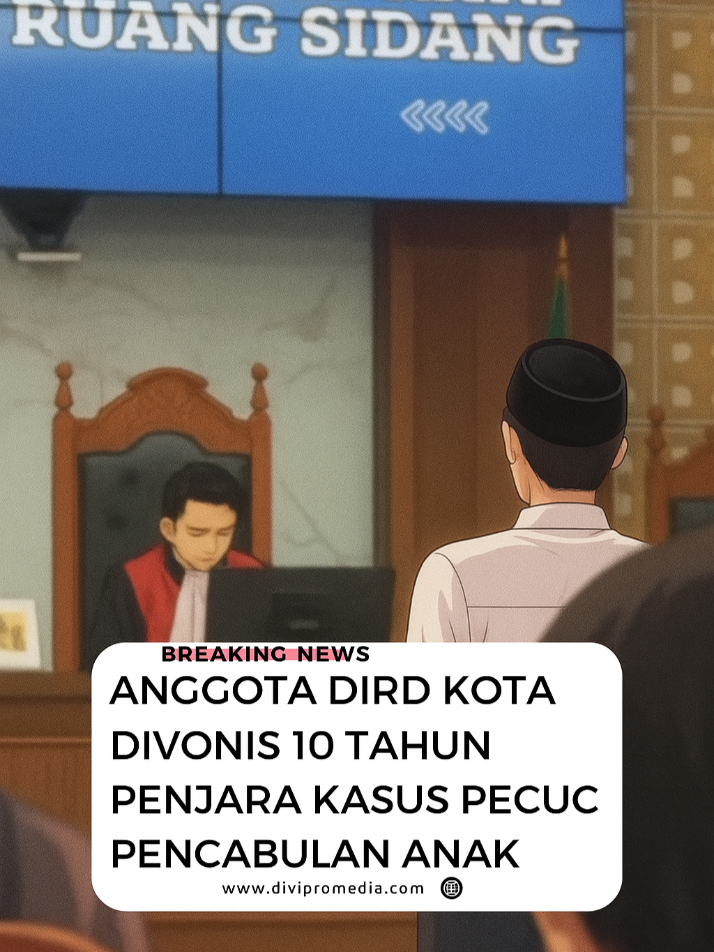 Majelis hakim Pengadilan Negeri (PN) Depok menjatuhkan vonis 10 tahun penjara kepada anggota DPRD Kota Depok, Rudy Kurniawan, setelah dinyatakan bersalah melakukan tindak pidana pencabulan terhadap anak di bawah umur berusia 15 tahun. Dalam sidang yang digelar pada Rabu (15/10/2025), hakim ketua menyatakan bahwa Rudy terbukti secara sah dan meyakinkan melakukan tipu muslihat serta membujuk korban untuk melakukan persetubuhan dengannya, sebagaimana tercantum dalam dakwaan jaksa. Atas perbuatannya, majelis hakim menjatuhkan hukuman penjara selama 10 tahun serta denda sebesar Rp300 juta, dengan ketentuan apabila denda tersebut tidak dibayar, maka diganti dengan kurungan selama tiga bulan. Selain itu, hakim juga memerintahkan agar Rudy tetap ditahan untuk menjalani masa hukumannya. Sumber: jabodetabek24info #kotadepok #dprd #anak