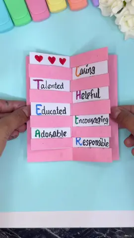 DIY cute twist card #papercraft #foryou #craft 