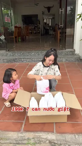 7 can nước giặt xả chỉ 199k thôi mọi người ơi