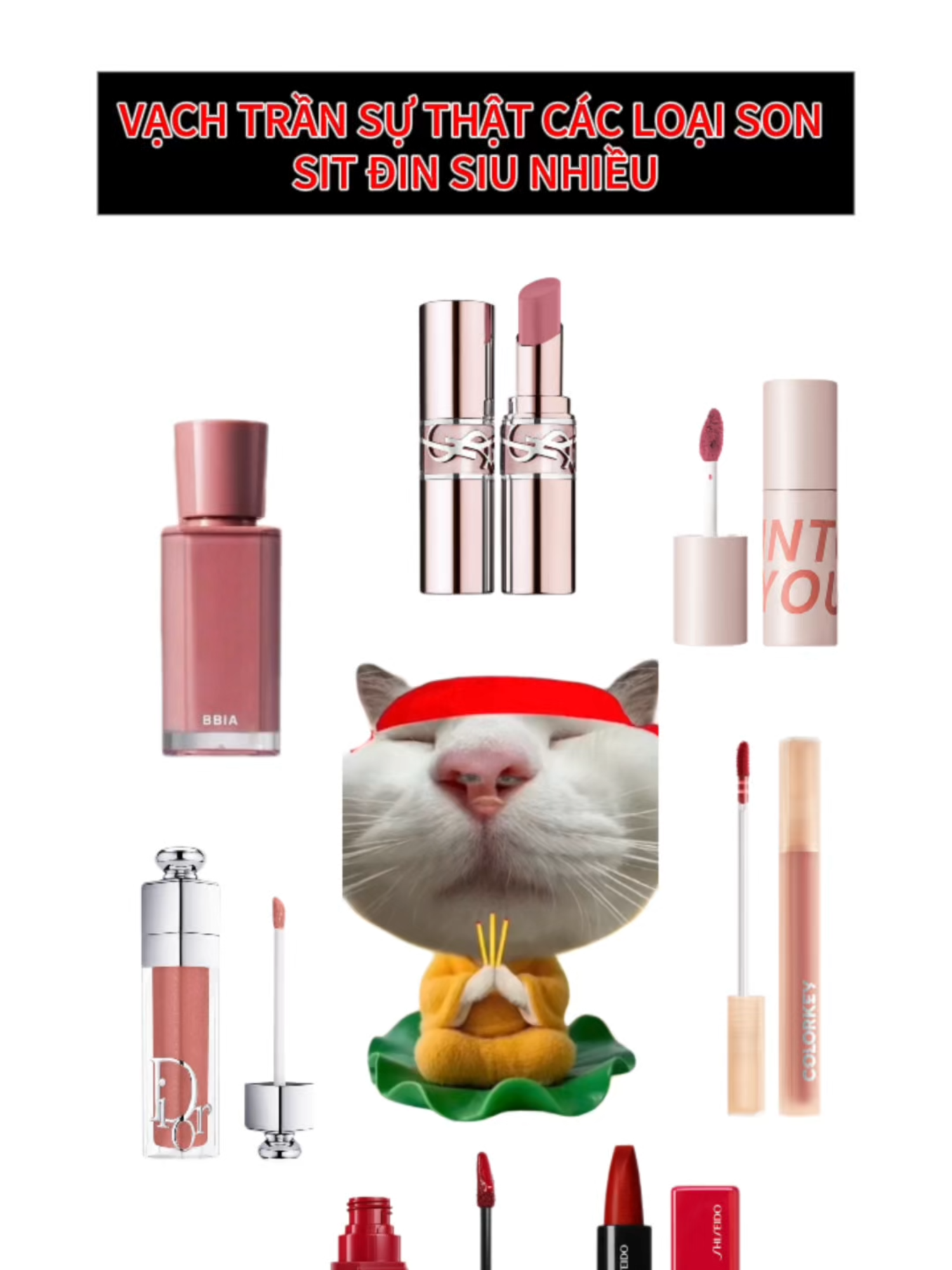 Vạch trần sự thật về các loại son sit đin siuu nhiều  #reviewlamdep #son #sonmoi #viral #xh #trending