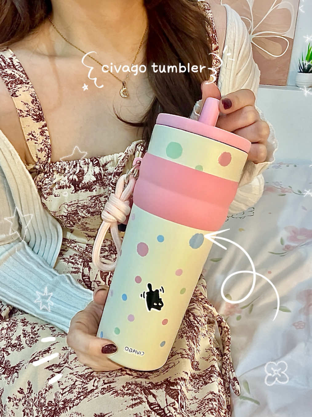 Your new fave tumbler ᥫ᭡.✨ Perfect gift for yourself or your loved one >> #aesthetictumbler #trending #civagotumbler #civagoph #fypシ゚ 