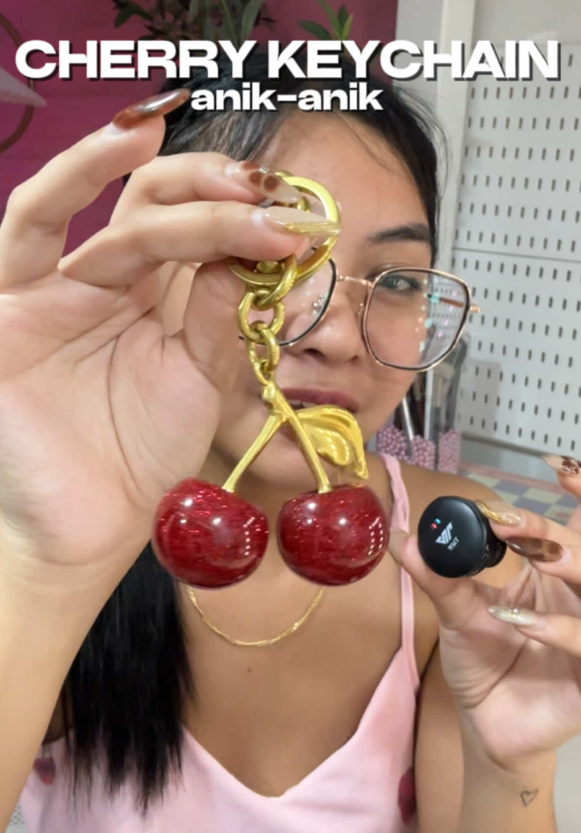 ang lakas makamayaman ng cherry keychain na to 