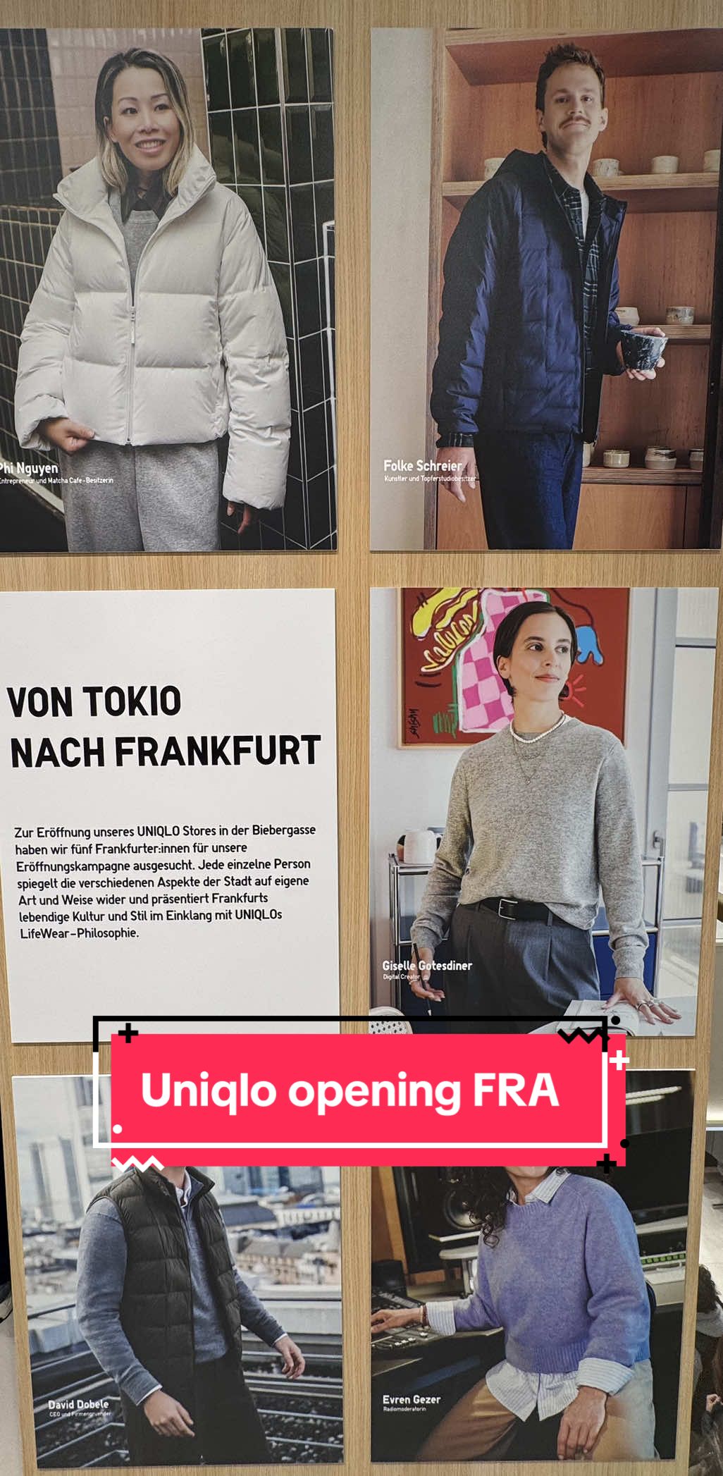 #uniqlo opening #frankfurt @UNIQLO Europe innovative Bekleidung aus Tokio #fyp #fashion #hype ?