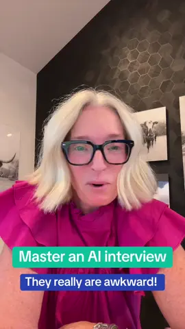 AI interviews are here — and they feel nothing like the real thing. You’re talking to a screen, there’s no nodding, no smile, no feedback… just an algorithm judging your tone, timing, and word choice. The trick is learning to perform like a human while the system measures you like a machine. Practice your eye line, slow your pacing, and remember — the person reviewing your answers later still wants to see confidence and connection. Want help preparing for AI or one-way interviews? Work with me — link in bio #creatorsearchinsights #ai #interviewtips #careeradvice #LearnOnTikTok 