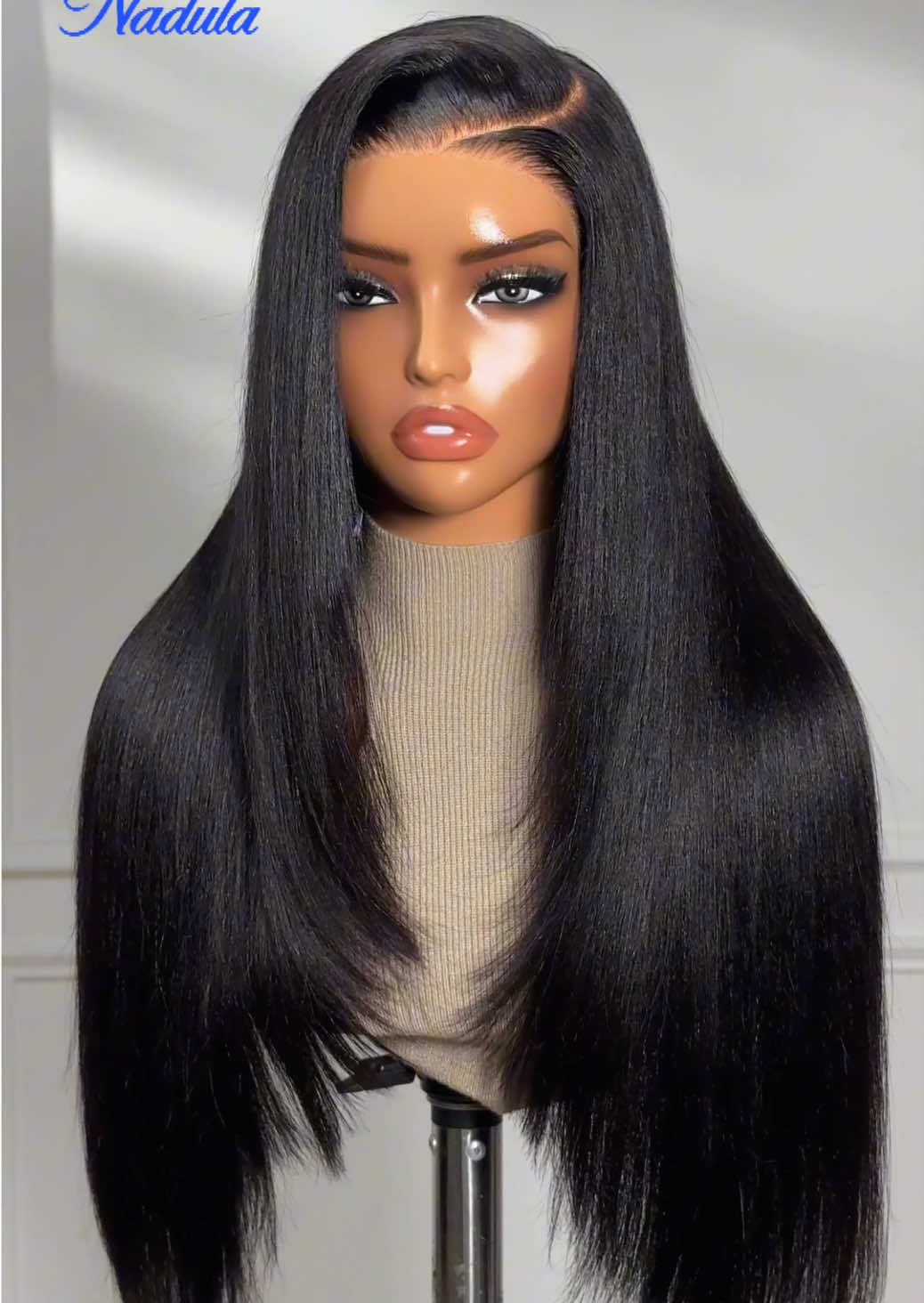 My silk press look, this yaki wig is literally Top Tier😻💋 #tiktokshopblackfriday #zC4T #wig #wiginstall #nadulahair 