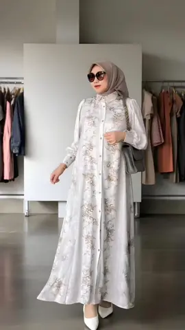 Bydianafz Maura Dress | Gamis Wanita Simple Busui Friendly Full Kancing | Fashion Muslim #promoseruweekend #creatorsearchinsights #gajiansale #DijaminCUAN #cuanmaksimal 