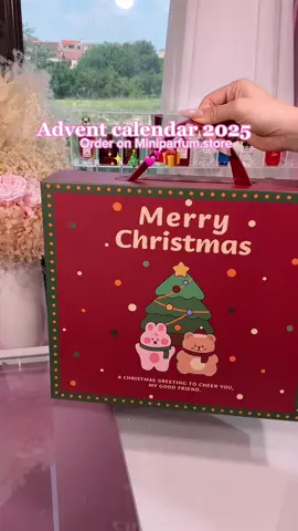Red Advent calendar.🎀😍💖#perfumes #parfumviral #perfumetiktok #parfum #christmas 