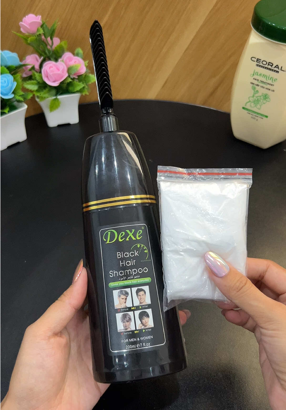 Chải là đen chải là đen nha #luocnhuomtoctainha #daugoiphubac #xuhuong #tranghatay96  @Trang Hà Tây 96  @Trang Hà Tây 96  @Trang Hà Tây 96 