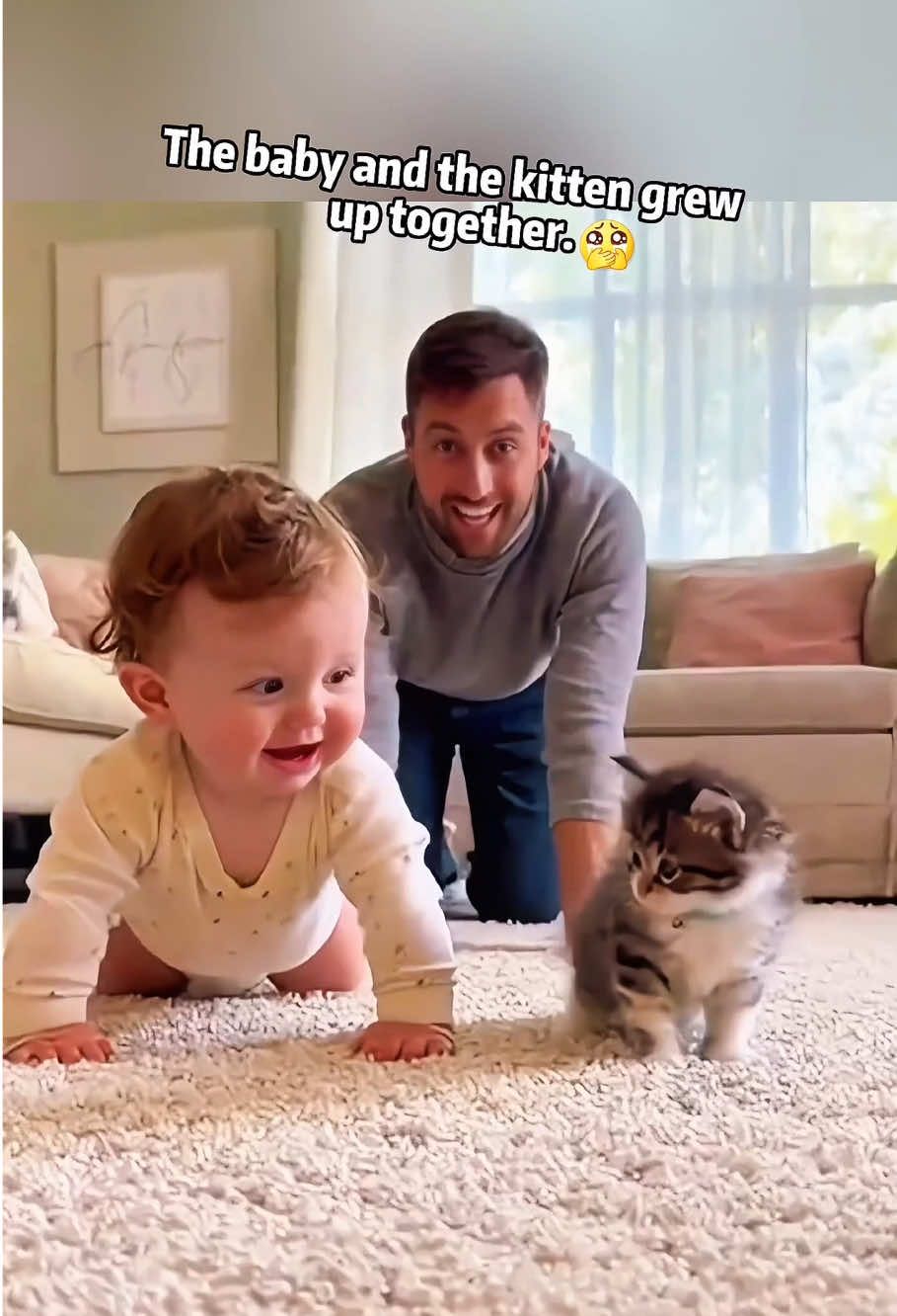 Who cut the onions 😭🥹🥹#kitten #catandbabytiktok #baby#cat#Love 