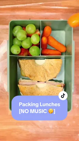‼️FOLLOWING THE FIRST 10 COMMENTERS‼️ Packing lunch for my kids - bagel thins sandwiches (no music/sounds added) #asmr #foodasmr #school #lunch #fyp 