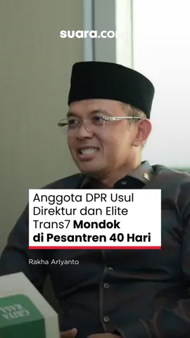 Usulan ini disampaikan oleh Anggota Komisi VIII DPR RI, Maman Imanulhaq dalam rapat dengan pendapat pada Kamis (16/10). Rapat ini dipimpin oleh Wakil Ketua DPR Cucun Ahmad Syamsurijal. Hadir dalam rapat ini Ketua KPI Ubaidillah, Dirjen Komunikasi Publik dan Media Kementerian Komdigi Fifi Aleyda Yahya, sejumlah anggota Himpunan Santri Lirboyo, dan Dirut Trans7 Atiek Nur Wahyuni. Rapat ini membahas soal polemik tayangan Trans7 yang dirasa menyinggung Ponpes Lirboyo dan menyakiti perasaan kalangan pesantren. Kembali ke Maman, legislator PKB ini juga menyoroti tayangan TV yang selama ini banyak berisi hiburan semata di kala bulan Ramadan. Menurutnya perlu diperbanyak lagi edukasi soal pesantren dan tayangan yang lebih inspiratif. Maman meminta pihak pondok pesantren dapat dilibatkan dalam membuat program tayangan oleh pihak televisi. #trans7 #ponpes #pondokpesantren #pesantren #lirboyo #ponpeslirboyo #boikottrans7 #dpr #dprri #mamanpkb #rdp #rapatdpr #tv #breaking #news #suara