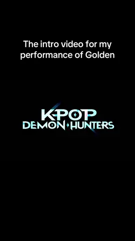 This is an intro I made for my perfomance of Golden at banzaicon. I never get tired of this song💛💛 🔸🔸🔸🔸🔸 #kpopdemonhunters #cosplay #huntrix #golden #fyp   
