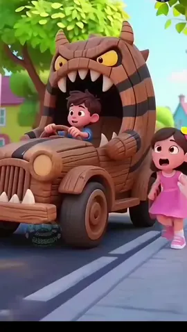 New Car Cartoon Kids 🤯😱 #shorts #cartoon #forkids #newviral 