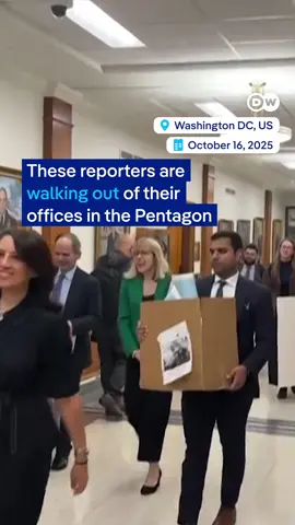 Journalists from Fox News, The New York Times and CBS News were among dozens to leave the Pentagon en masse on Wednesday, ahead of a deadline to vacate their workspaces or agree to government-imposed restrictions on their work.