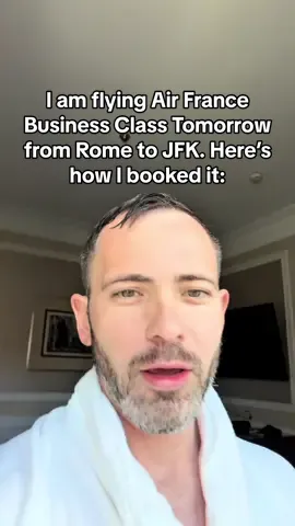 🇫🇷 Flying Air France Business Class from Rome → JFK tomorrow 💺✨ Booked it using Amex points → Flying Blue with a 20% bonus, only paying small taxes & fees 💳 That bonus saved me thousands of points — and there’s another one live right now 👀  #airfrance #businessclass #amex #creditcardpoints #travelhacks 
