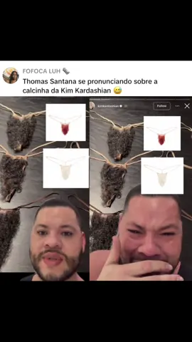 EITAA! Thomas Santana se pronuncia sobre a calcinha que a Kim Kardashian está vendendo 😳 Oque acharam 🗣️ #thomassantana #kimkardashian #calcinha #pravoce #polemica 