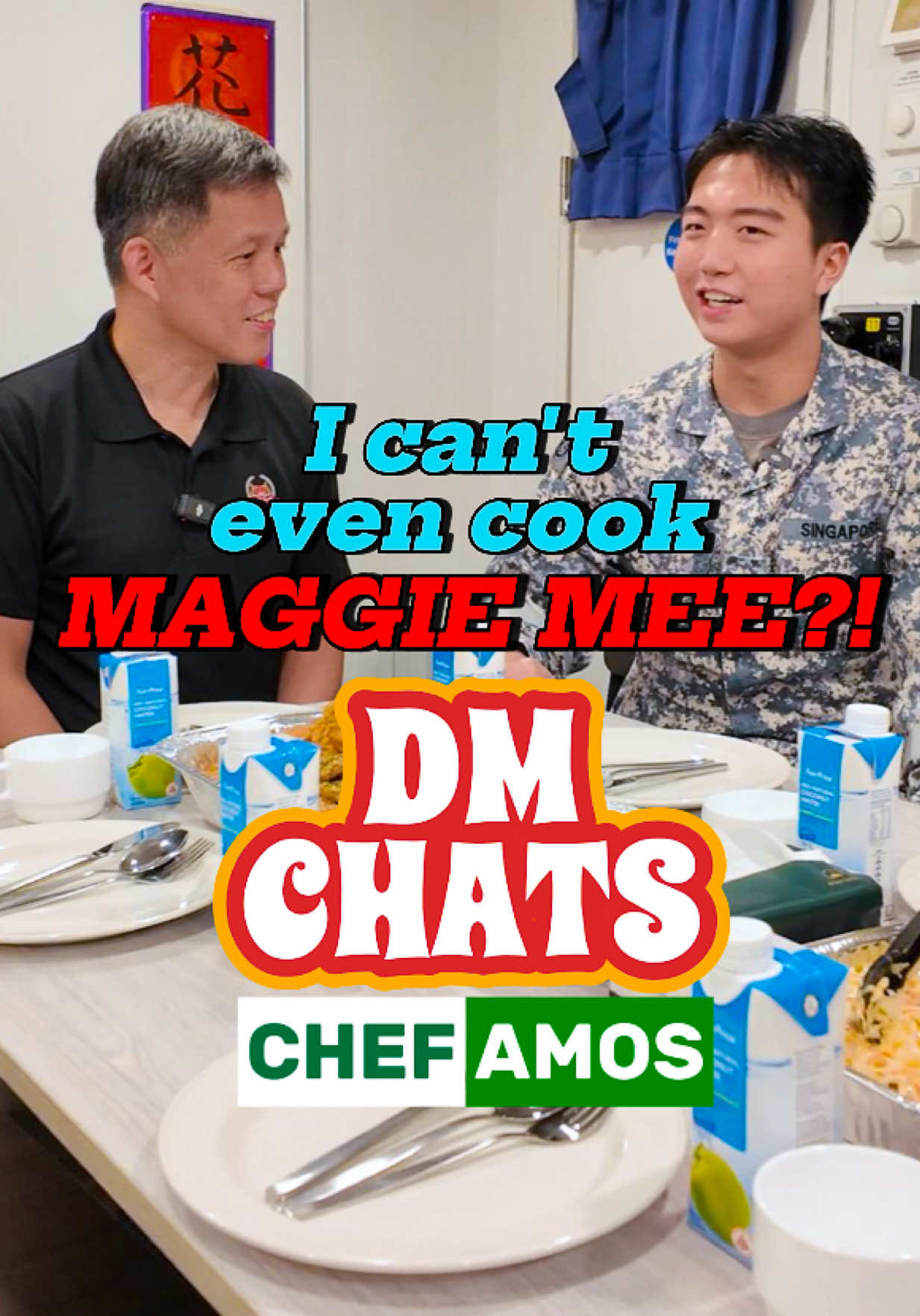 The favourite person on the ship and at home? 😉   I had a great chat with CPL Amos Teo, who is an NSF chef onboard the @Republic of Singapore Navy’s RSS Indomitable. I am glad that during his NS journey, Amos has grown both in his skills and in confidence.   Through his time on the ship, Amos learnt to prepare hearty meals for the crew, lifting their spirits when they are out at sea and far from home. It may not be the usual NSF experience, but Amos finds it deeply meaningful to serve by keeping his shipmates’ morale high and their stomachs full.   Every role in the SAF matters. Amos’ story reminds us that we can all contribute to the defence of our nation in our own ways. #DMChats #fyp #sg #navy #Frigate 