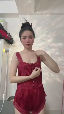 Đồ ngủ 2 dây lụa ren #hoaian836 #donguquyenru #donguhaiday #setngu #donguxinh 